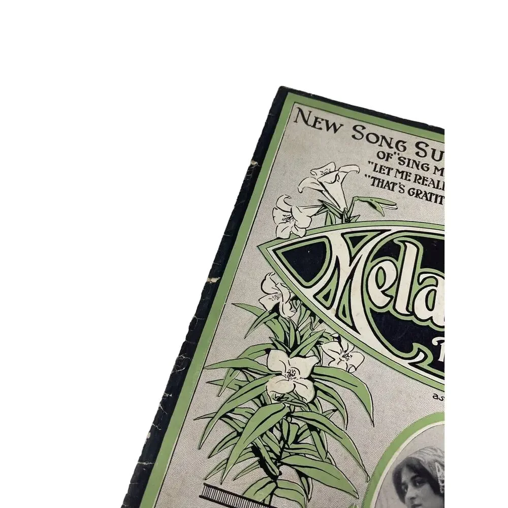 Melancholy Baby Sheet Music 1912 Geo A Norton‎ Ernie Burnett